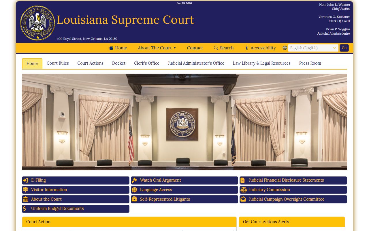Morehouse Parish court records Louisiana Supreme Court resource