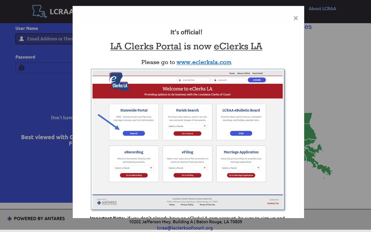 Morehouse Parish court records Louisiana eClerks remote access