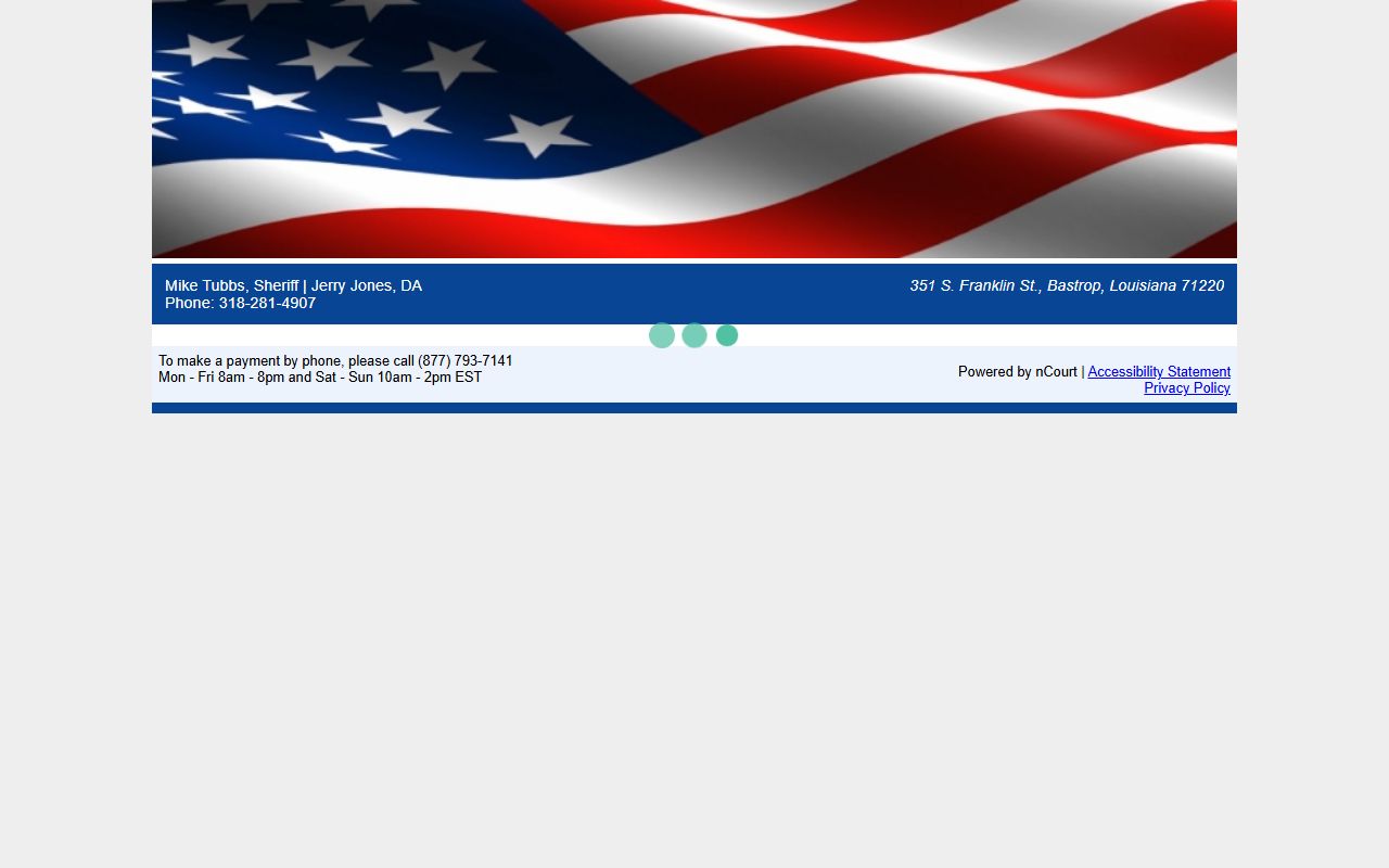 Morehouse Parish court records citation payment portal
